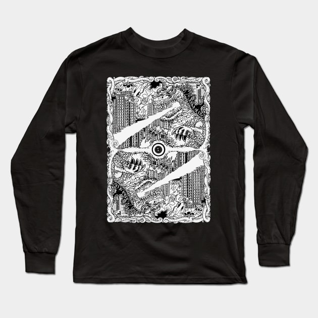 Notziller Card Back Design Long Sleeve T-Shirt by rsacchetto